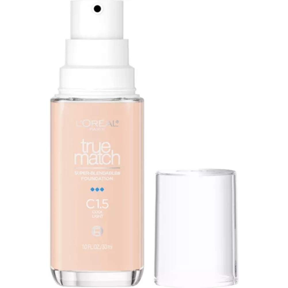 3 x L'Oreal Paris True Match Super Blendable Foundation, Cool Light C1.5